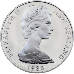 New Zealand, 1 Dollar 1985, Canberra