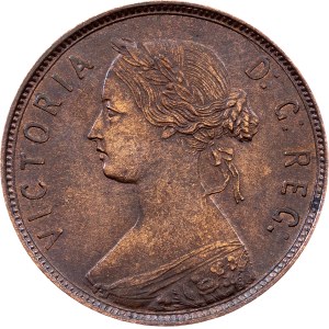 Newfoundland, 1 Cent 1876, Heaton