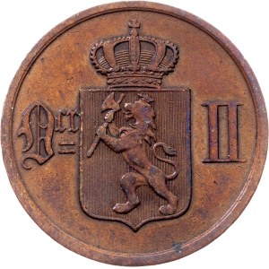 Norway, 2 Ore 1893, Kongsberg