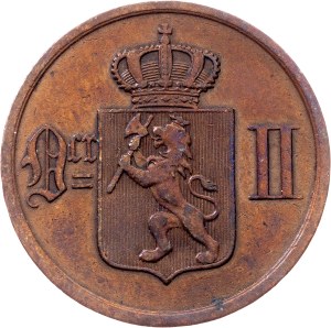 Norway, 2 Ore 1893, Kongsberg