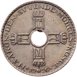 Norway, 1 Krone 1926, Kongsberg