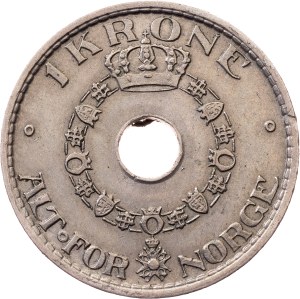 Norway, 1 Krone 1926, Kongsberg