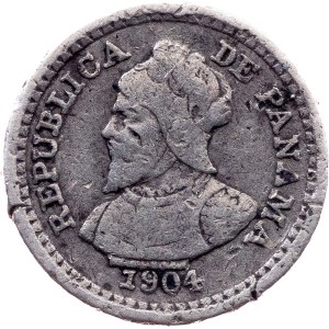 Panama, 2 1/2 Centesimos 1904, Philadelphia