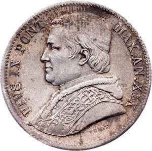 Papal States, 20 Baiocchi 1865, Rome
