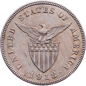 Philippines, 5 Centavos 1918, San Francisco