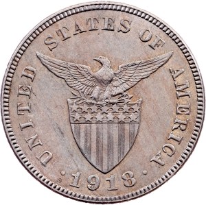 Philippines, 5 Centavos 1918, San Francisco