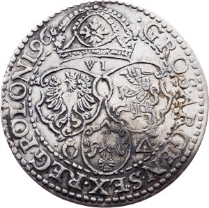 Poland, Szóstak / 6 Groszy 1596, Malbork