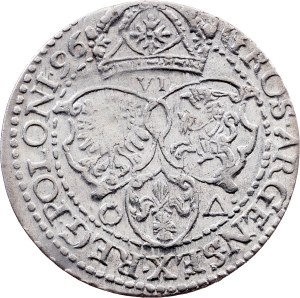 Poland, Szóstak / 6 Groszy 1596, Malbork