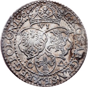Poland, Szóstak / 6 Groszy 1596, Malbork