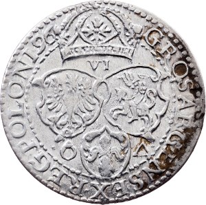 Poland, Szóstak / 6 Groszy 1596, Malbork