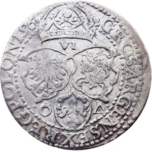 Poland, Szóstak / 6 Groszy 1596, Malbork