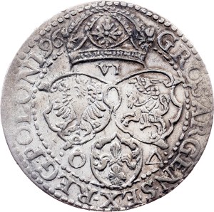 Poland, Szóstak / 6 Groszy 1596, Malbork