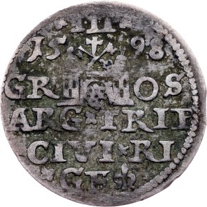 Poland, 3 Groszy / Trojak 1598, Riga