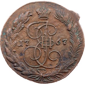 Russia, 5 Kopecks 1767, EM
