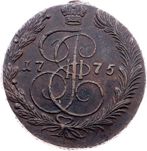 Russia, 5 Kopecks 1775, EM