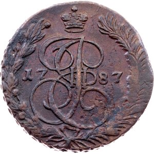 Russia, 5 Kopecks 1787, EM