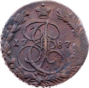 Russia, 5 Kopecks 1787, EM