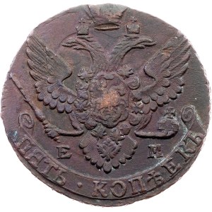 Russia, 5 Kopecks 1793, EM
