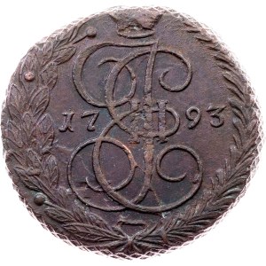 Russia, 5 Kopecks 1793, EM