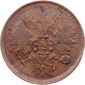 Russia, 2 Kopecks 1865, EM