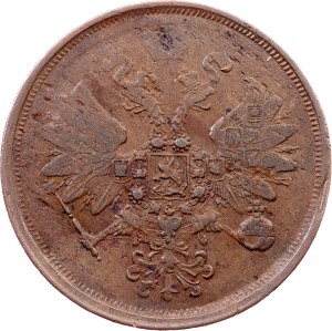 Russia, 2 Kopecks 1865, EM