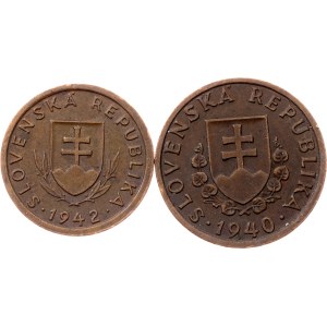 Slovakia, 10 Halierov, 20 Halierov 1942, 1940
