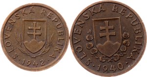 Slovakia, 10 Halierov, 20 Halierov 1942, 1940