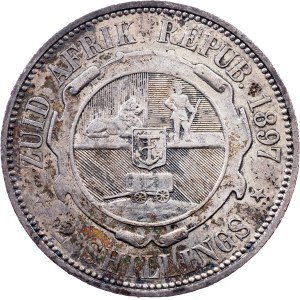 South African Republic, 2 Shillings 1897, Pretoria