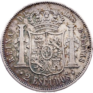 Spain, 2 Escudos 1867, Madrid