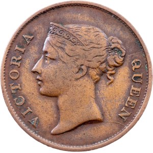 Straits Settlements, 1 Cent 1862, Calcutta