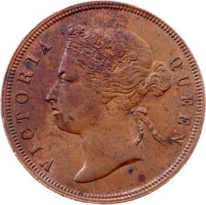 Straits Settlements, 1 Cent 1888, London
