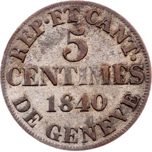 Switzerland, 5 Centimes 1840