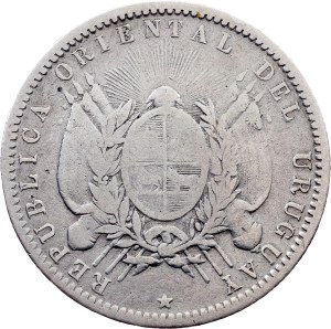 Uruguay, 20 Centesimos 1877, Paris