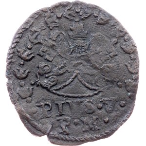 Vatican City, 1 Quattrino ND (1566-1572), Ancona