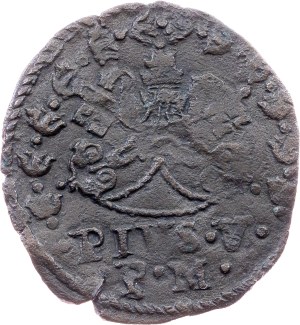 Vatican City, 1 Quattrino ND (1566-1572), Ancona