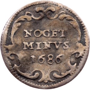 Vatican City, 1/2 Grosso 1686, Rome