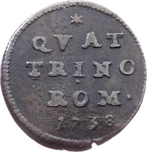 Vatican City, 1 Quattrino 1738