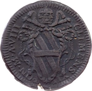 Vatican City, 1/2 Baiocco 1738