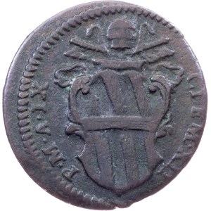 Vatican City, 1 Quattrino 1739, Gubbio
