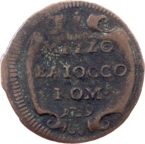 Vatican City, 1/2 Baiocco 1739