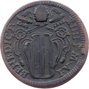Vatican City, 1/2 Baiocco 1740