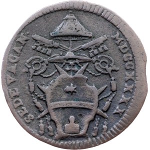Vatican City, 1/2 Baiocco 1740 (Sede Vacante)