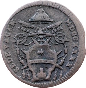Vatican City, 1/2 Baiocco 1740 (Sede Vacante)