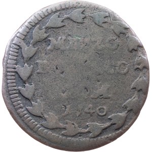 Vatican City, 1/2 Baiocco 1740 (Sede Vacante)