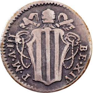 Vatican City, 1/2 Grosso ND (1742), Rome