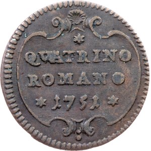 Vatican City, 1 Quattrino 1751