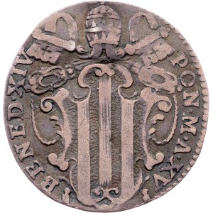Vatican City, 1 Grosso ND (1754), Rome