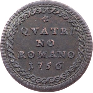 Vatican City, 1 Quattrino 1756
