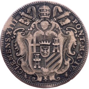 Vatican City, 1 Testone 1761, Rome