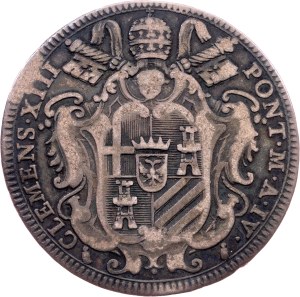 Vatican City, 1 Testone 1761, Rome